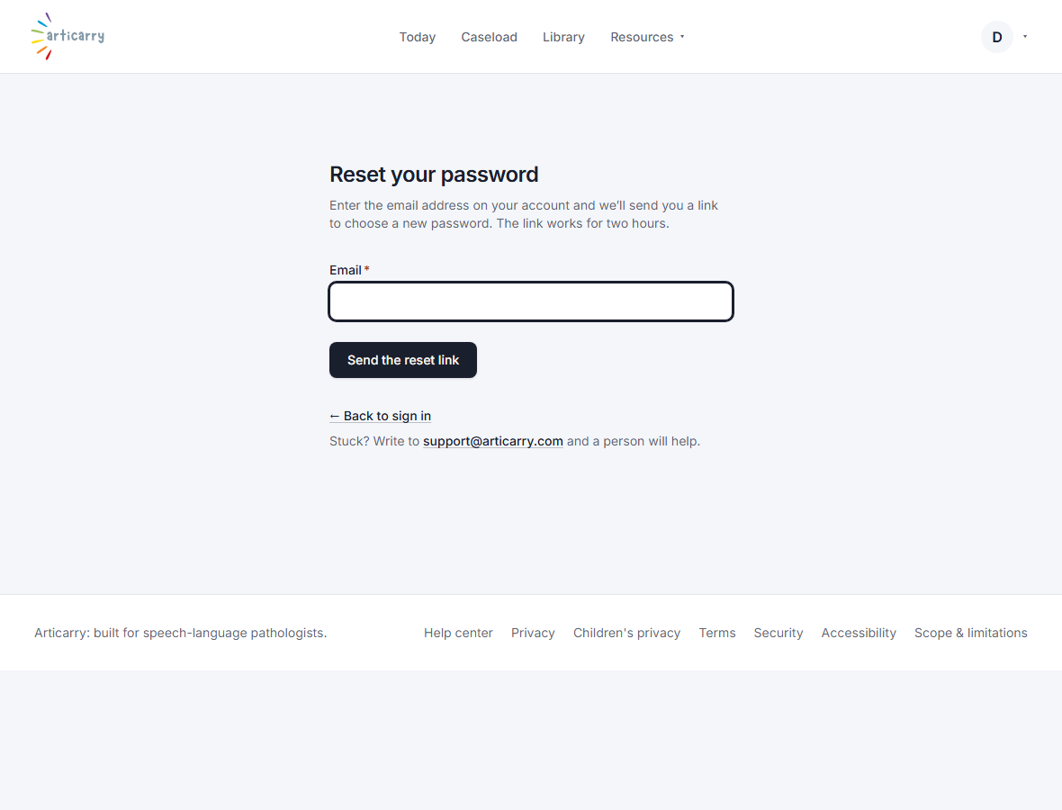 Step 1: Locked out? Open Forgot your password on the sign-in page.